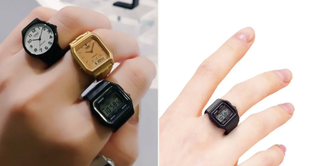 Casio Launches Watch Ring That Wraps Around Fingers!